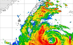 楊柳颱風以巔峰強度侵台！鄭明典：移速偏快  慎防強風暴雨
