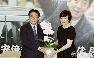 安倍昭惠拋磚引玉援助台南  黃偉哲：跨越國界的真情是我們走下去的力量
