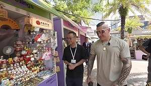 館長再赴深圳開直播讚景色 喊台人該回家！陸媒採訪提「這三字」突遭消音