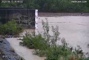 楊柳颱風快閃！恆春時雨量98.5毫米 洩洪池水量暴漲創12年紀錄