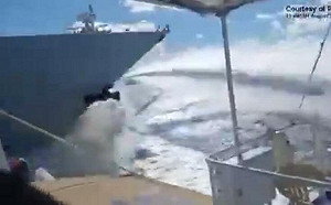 (影) 菲稱中艦互撞至少2死! 殲-15再挑釁 攔截菲黃岩島採訪飛機 逼近僅61尺