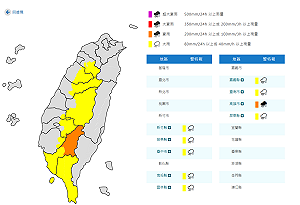 快訊》雨下不停！9縣市豪大雨特報 氣象署：山區防坍方落石