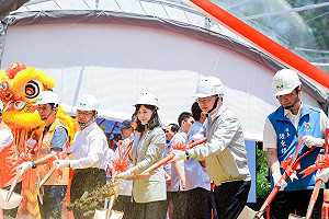 苗栗造橋交流道動土 卓揆：達「造橋鋪路、苗栗幸福」目標