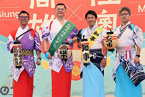 陸奧市民自製燈籠迎高雄訪團  青森縣知事：盼友誼堅定長久 