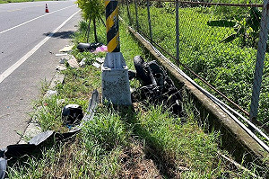 嘉義男駕車追撞機車騎士不治　起出喪屍煙彈疑毒駕