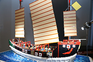 巨大樂高同安船吸睛 故宮南院同展出