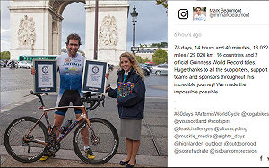 《環遊世界80天》單車版  英人創世界紀錄