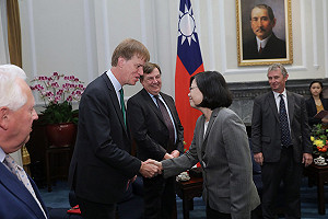 接見英國會議員  蔡英文盼洽簽台英自由貿易協定