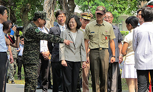 總統：左營陸戰隊99旅  戰備包括南部及東沙南沙群島