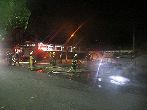 高市軍校路半夜驚傳火警  所幸無人傷亡