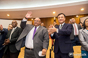 蘇嘉全接見貝里斯官員 裴瑞斐：兩國是永遠朋友