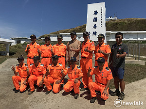 彭佳嶼氣象站改建 林右昌首度登島視察