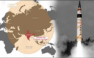 爭南亞話語權？印度成功試射「烈火-5」核飛彈！射程「覆蓋全中國」