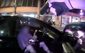 中和無照駕駛拒檢狂飆　同車2通緝犯遭警力壓制逮捕