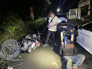 男剪電線竊取變賣影響供電穩定　南投警逮人法辦