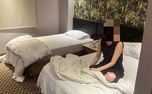 (影)台中摩鐵掃黃驚見「現役日AV女優」！ 2萬天價攬客卻撲空