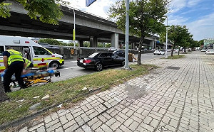 台中賓士男撞倒88歲老婦 未下車還輾人！將依殺人未遂罪送辦