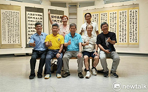 錦心繡口文藻富墨痕舞韻筆花馨  阮威旭書法展明宗書藝館登場