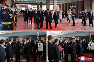 金正恩抵北京照片釋出 首度攜愛女金朱愛外訪