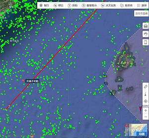 中共九三閱兵前夕  美國公務船悄悄穿越海峽中線