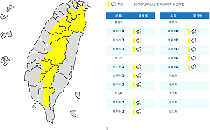 快訊》外出帶傘！13縣市大雨特報 氣象署：3地防大雷雨