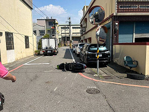 苗栗車禍事故！5旬女騎士頭部重創昏迷急救