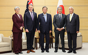 針對中國挑戰 日本與澳大利亞舉行「2加2」會談