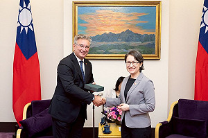 接見義大利國會訪團 蕭美琴：感謝關注台海和平議題
