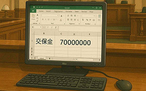 一圖酸爆!Excel「交保金70000000」 要北檢點收釋放柯文哲