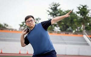 「小胖子鉛球選手」參選市長   賴瑞隆：延續賽場拚勁為市民全力以赴