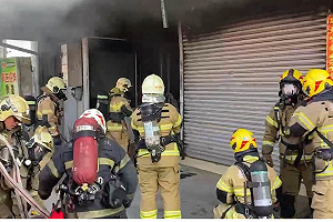 台南永康透天厝冒火煙5人逃出　1女不適送醫