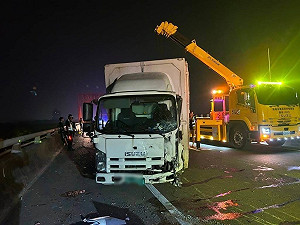 台66線3車追撞釀1傷　桃警調查釐清肇責
