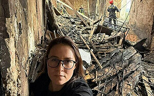 (影) 史上最猛烈 ! 烏內閣大樓首遭轟炸 俄800無人機狂襲基輔釀4死40傷