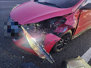 中山高南下埔鹽段車禍　酒駕男釀4車連環撞