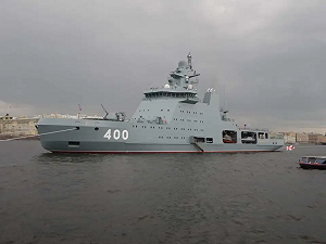 俄首艘破冰船可裝口徑導彈! 「伊萬．帕帕寧」號巡邏艦正式服役 