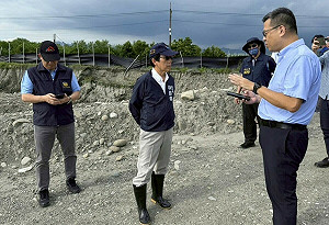 美濃農地盜採砂石案 林欽榮率隊啟動「密集地毯式巡查」