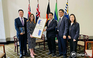 黃偉哲出訪澳洲拜會布里斯本市政廳  蘭德斯議長邀請同慶「九月春天」