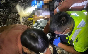 北新竹車站驚悚墜軌  35歲男遭火車撞擊斷肢送醫