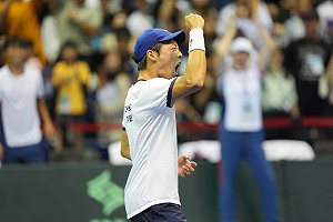 曾俊欣奪台維斯盃主場首勝 助台灣首日扳平挪威