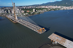 淡江大橋16日合龍 115年5月通車成就新地景