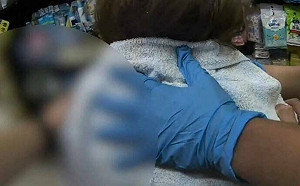 桃園女遭割喉跑超商求救！「喉嚨在滴血」現場畫面曝光