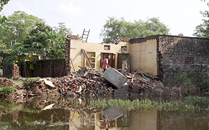 (影) 印度糧倉崩潰 ! 遭世紀洪災52死、40萬人困 淹沒農地比倫敦加紐約還大