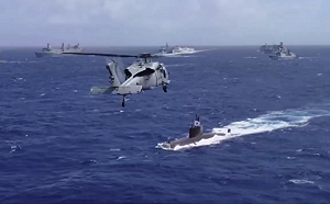 (影) 馬杜洛高調軍演秀主權! 委國Su-30老戰機挑戰F-35、MQ-9、魚鷹機