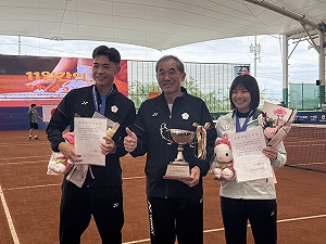 亞洲軟網錦標賽 余凱文黃詩媛混雙摘金