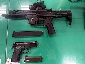 嘉義男子持衝鋒槍朝仇家開13發  警逮5人