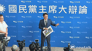 抗議遭排除國民黨主席辯論  卓伯源痛批:媒體封殺破壞民主