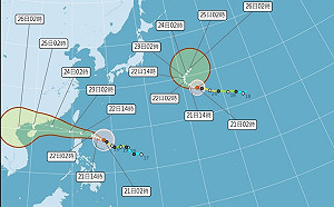 太平洋恐現罕見雙強颱！樺加沙估今晨8:30海警 晚間陸警