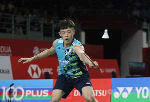 林俊易中國羽球大師賽奪亞軍　教練看到突破瓶頸