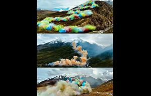 (影) 始祖鳥煙火秀爭議延燒! 專家:環境恢復恐要上百年 母公司股價暴跌