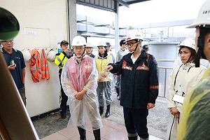 樺加沙環流帶來降雨  陳其邁視察仁武旗山防汛作業